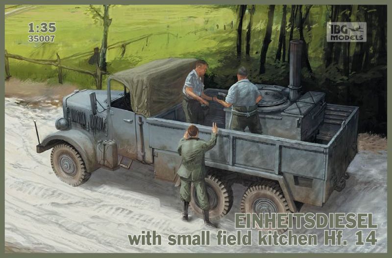 IBG 1/35 Maket Einheitsdiesel with small field kitchen Hf. 14