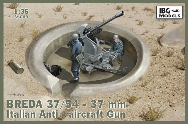 IBG 1/35 Maket  Breda 37/54 37mm Italian Anti-aircraft Gun