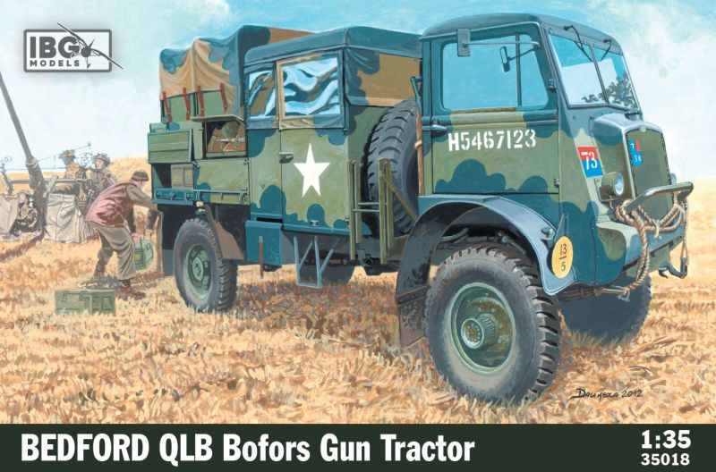 IBG 1/35 Maket Bedford QLB Bofors Tracktor Gun