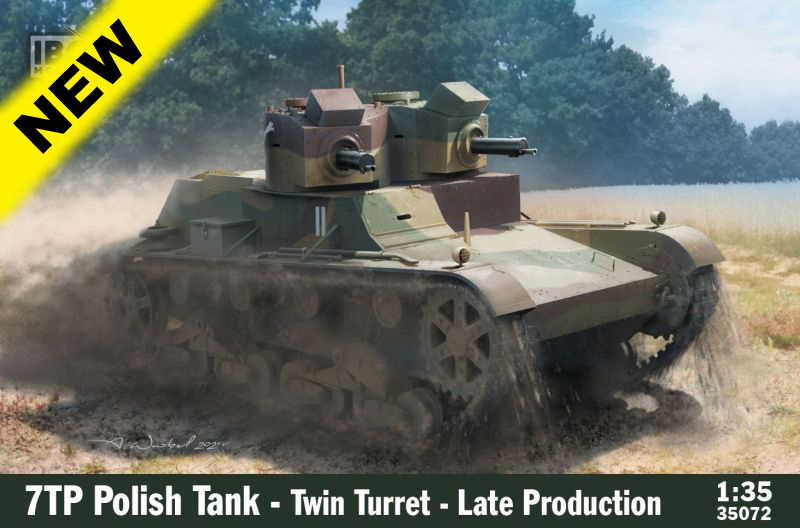 IBG 1/ 35 Maket 7TP Polish Tank – Twin Turret (late)
