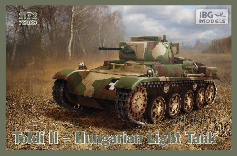 IBG 1/72 Maket Toldi II Hungarian Light Tank