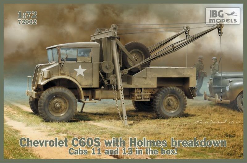 IBG 1/72 Maket Chevrolet C60S with Holmes breakdown