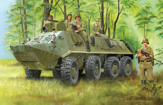 Trumpeter 1/35 ölçek BTR-60PA                                                       