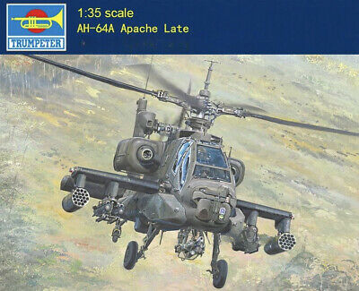 Trumpeter 1/35 ölçek AH-64A Apache Late helikopter