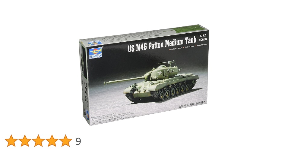Trumpeter 1/72 ölçek Amerikan M46 Patton Medium Tank