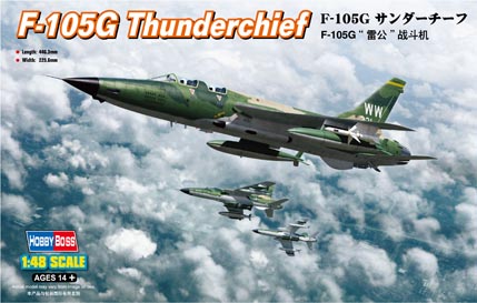 Hobbyboss 1/48 ölçek F-105G Thunderchief