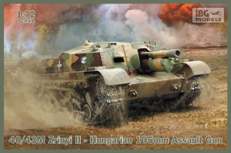 IBG 1/72 Maket 40/43M Zrinyi II – Hungarian 105mm Assault Gun
