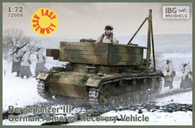 IBG 1/72 Maket Bergepanzer III (EASY ASSEMBLY)