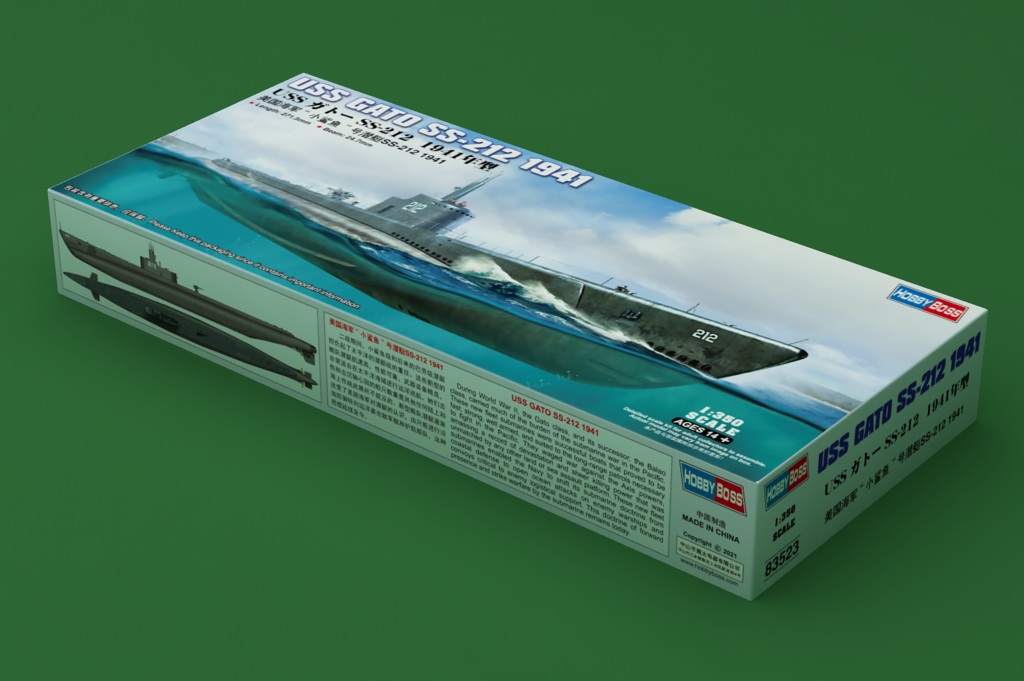 Hobbyboss 1/350 ölçek  USS GATO SS-212 1941 Denizaltı
