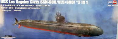 Hobbyboss 1/350 ölçek Amerikan USS Los Angeles Class SSN-688/VLS/688I *3 IN 1 Denizaltı