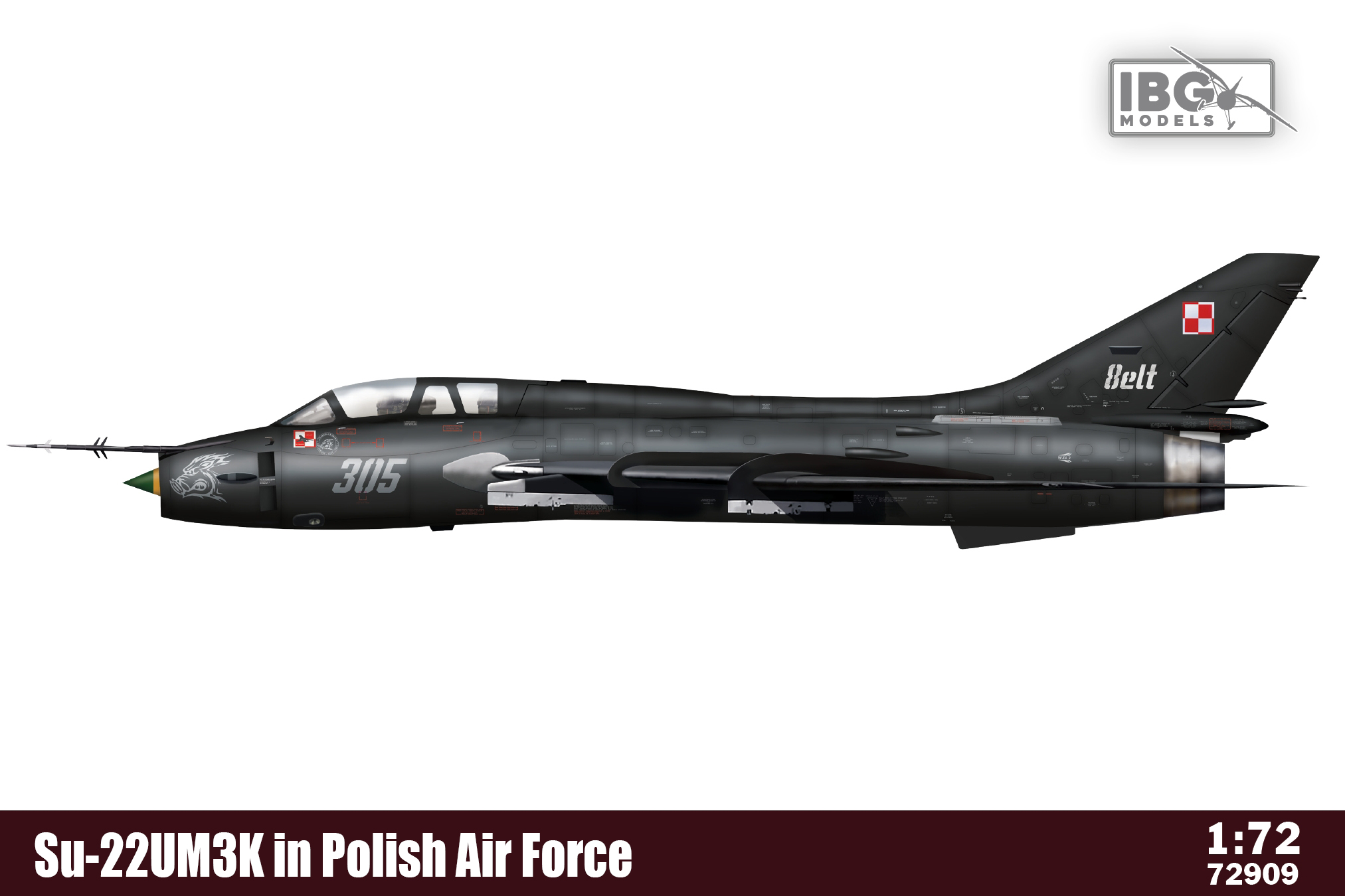 IBG 1/72 Maket Sukhoi Su22M3K Fitter in Polish Air Force service