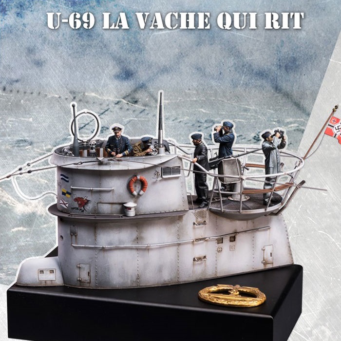 Scale 75 1/35 Diorama U-69 La Vache Qui RIT Resin