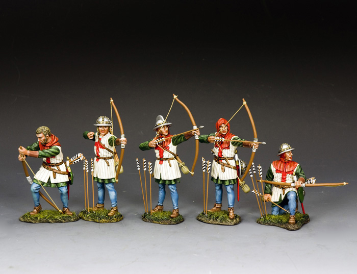 King & Country Toy Soldiers The Alternative Combined English Archers Set