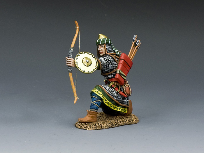 King & Country Kurşun Asker Kneeling Saracen Archer