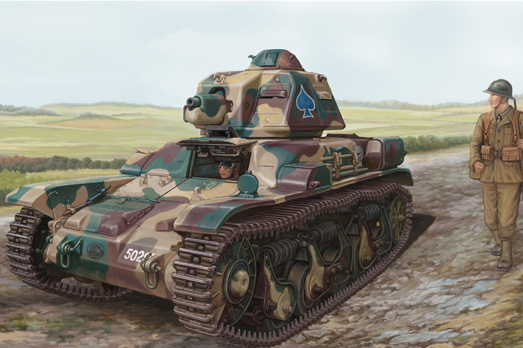Hobby Boss 1/35 Model French R35 Light Infantry Tank