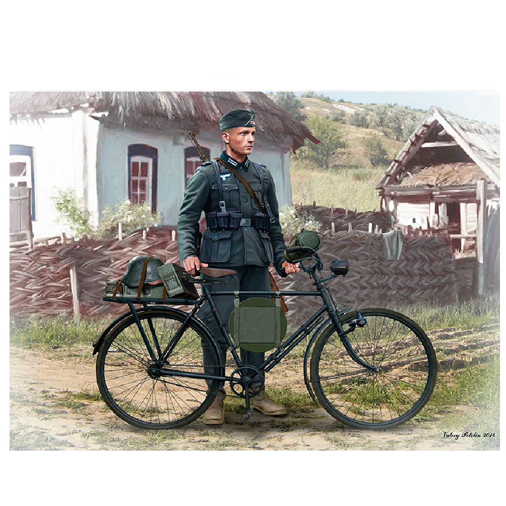 MASTER BOX 1/35 figure  Alman askeri bisikletçi, 1939-1942