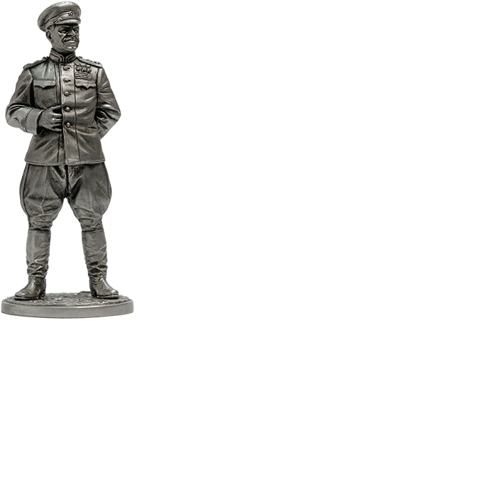Marshal of the Soviet Union G.K Tin Soldier WW2 54 mm 1945 Zhukov 