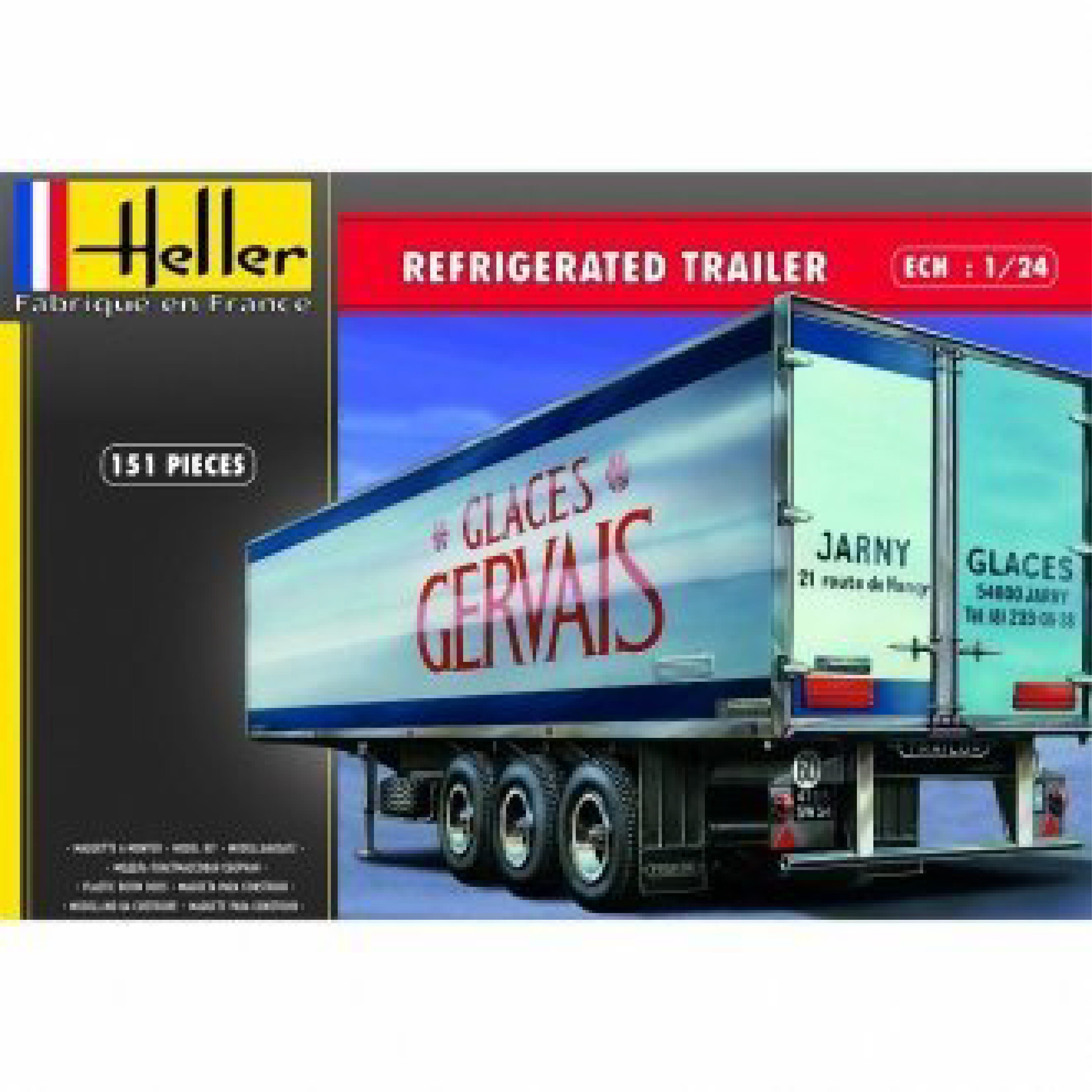 Heller 1/24 Maket Renault Soğuk Hava TIR Dorsesi Gervais