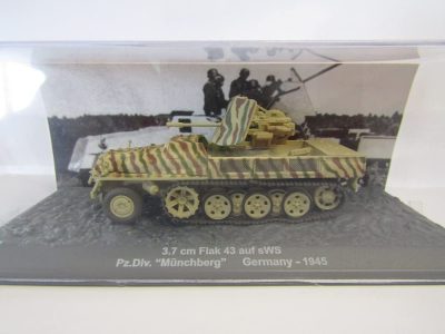 3.7 cm Flak 43 Auf sWS Pz.Div. Münchberg Germany-1945