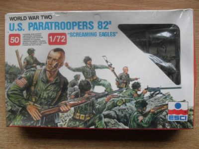 ESCI-ERTL 1/72 figure WWII US PARATROOPERS