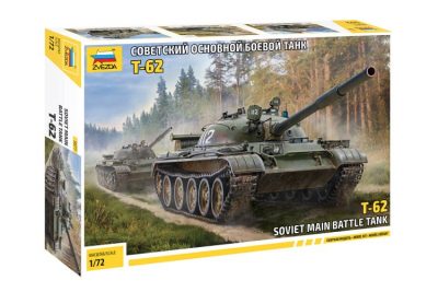 Zvezda 1/72 ölçek T-62 Sovyet Ana Muharebe Tankı