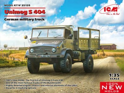 ICM 1/35 Ölçek Unimog S404