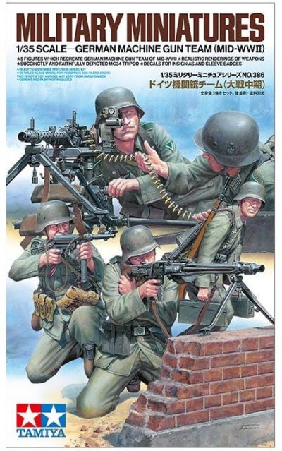 Tamiya 1/35 Model Ger.MG Team Mid-WWII