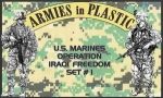 Armies in Plastic1/32 Figür Modern Forces - U.S. Marines - Operation Iraqi Freedom - Set #1