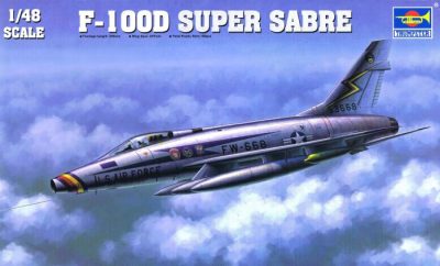TRUMPETER 1/48 Model F-100D Super Sabre