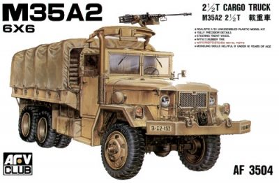 AFV Club 1/35 Maket American 6x6 truck M35A2 2 1/2 ton