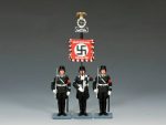 King & Couıntry Kurşun Asker “Leibstandarte Adolf Hitler Standart Seti” (3'lü set)