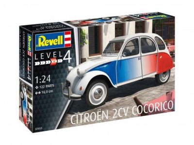 REVELL 1/24 Maket 07653 CITROEN 2CV COCORICO