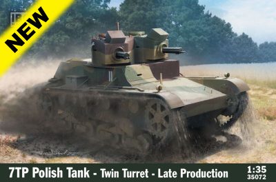 IBG 1/ 35 Maket 7TP Polish Tank – Twin Turret (late)