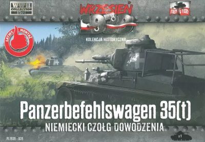 FIRST TO FIGHT 1/72 Maket PzKpfw 35t