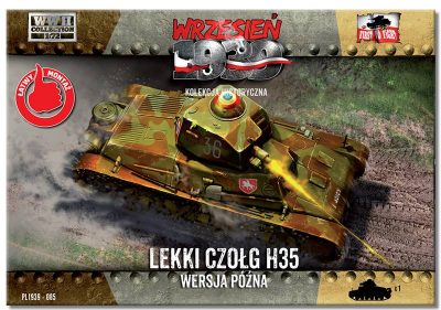 FIRST TO FIGHT 1/72 Maket HOTCHKISS H-35 LATE VERSION