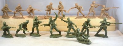 TSSD 1/32 Figure WWII US Marines and Japanese Pacific War Combo Set