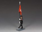 King & Country 1/30 Kurşun Asker SS Flagbearer Goose-Stepping