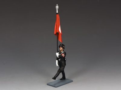 King & Country Toy Soldiers SS Flagbearer Goose-Stepping