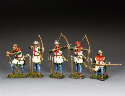 King & Country Kurşun Asker The Alternative Combined English Archers Set