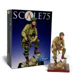 SCALE 75  75mm Beyaz Metal Figür Lt. WINTERS
