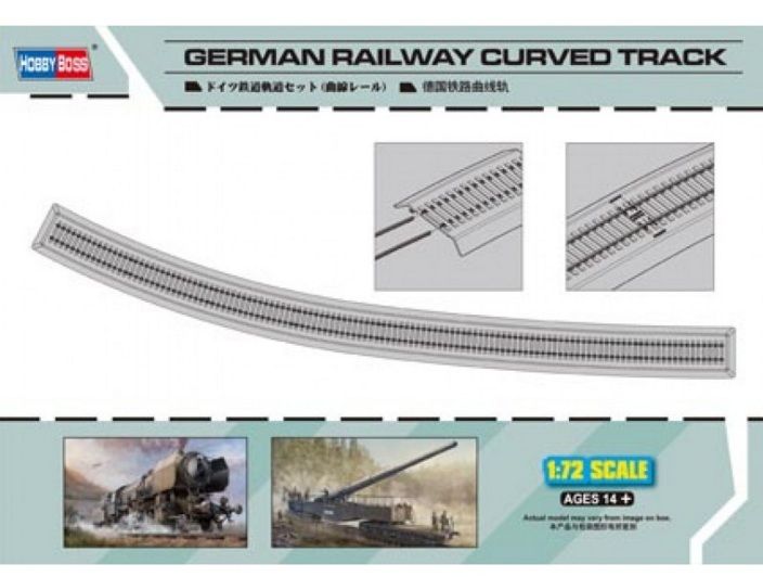 Hobbyboss 1/72 Model German Railway Curved Track