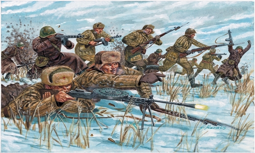 ITALERI 1/72 figureRussian Infantry