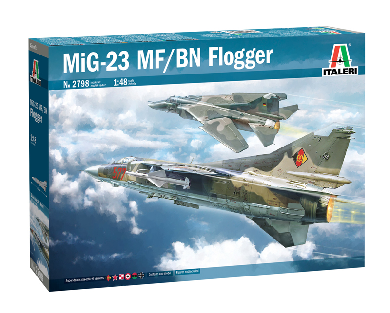 Italeri 1/48 Maket MiG-23 MF/BN FLOGGER