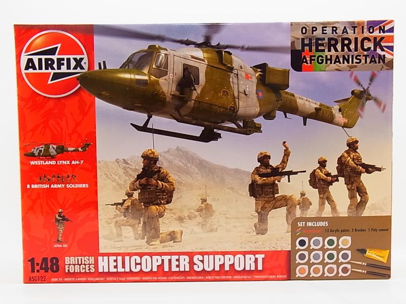 Airfix 1/48 Maket HELICOPTER SUPPORT (Boyalı Set)