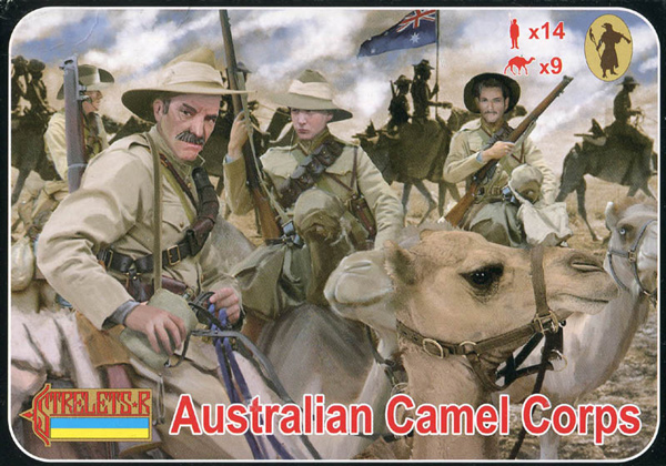 Strelets 1/72  scale Australian Camel Corps, first world war