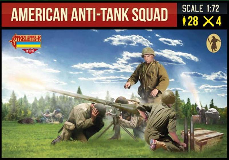 Strelets 1/72 Scale American Anti-Tank Squad  second world war