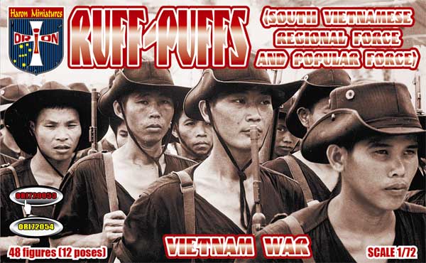 Orion 1/72 scale Ruff-Puffs (South Vietnamese Regional Force and Popular Force) Vietnam War