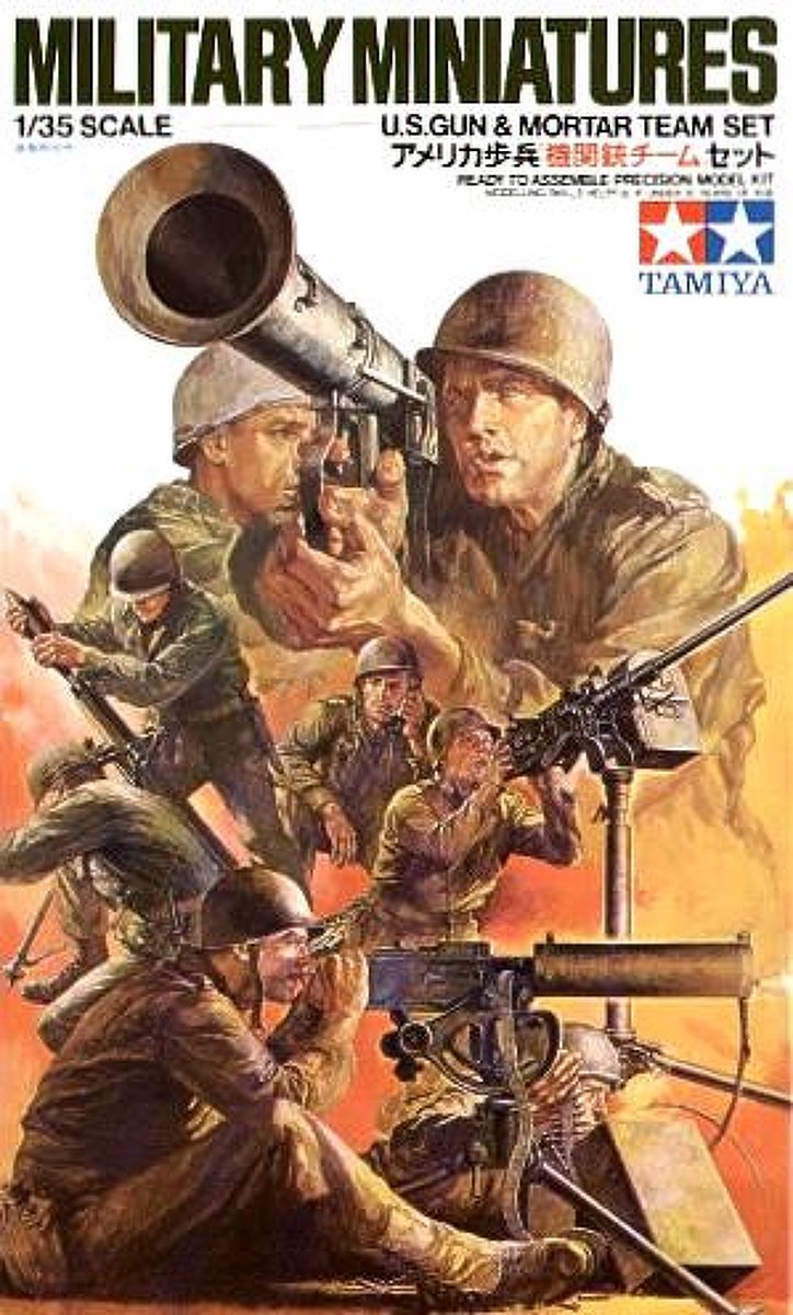 Tamiya Figür 1/35 U.S. Gun & Mortar Team
