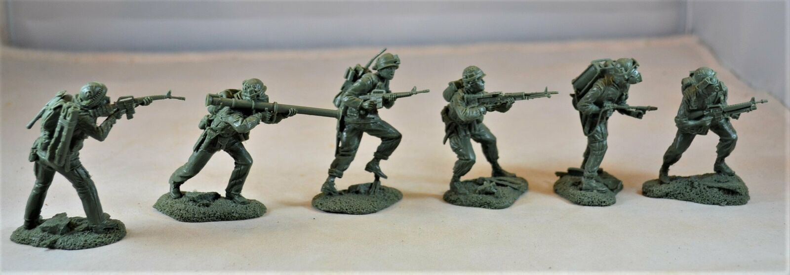 1/32 Figure Plastic Platoon US marines set 2