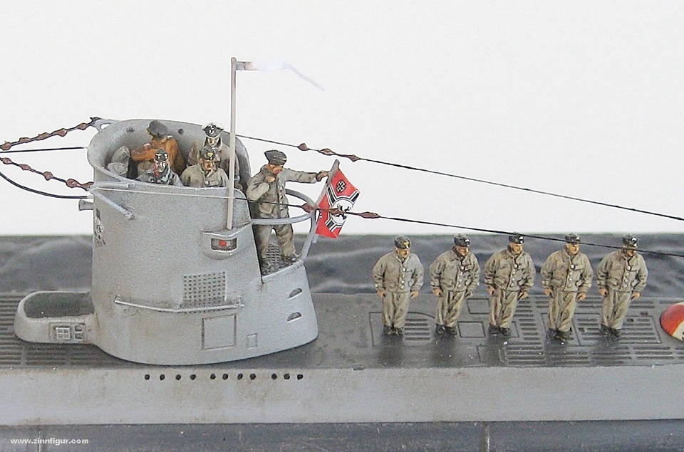 Kriegsmarine U Boot Crew 1/144 scale
